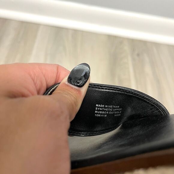 MICHAEL Michael Kors Sandals Women’s 10 Richie Black Espadrille Platform - Picture 7 of 9